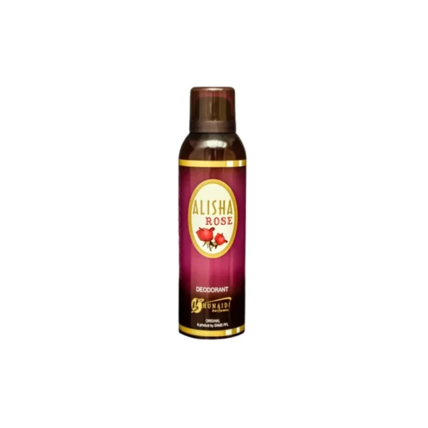 Alisha Rose Deodorant Body Spray 200ml – Elegant, Floral & Romantic Fragrance for Women
