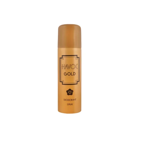 Havoc Gold Deodorant Body Spray 200ml – For Men (Bold, Oriental & Spicy)