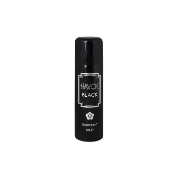 Havoc Black Deodorant Body Spray 200ml – For Men (Dark, Intense & Woody)