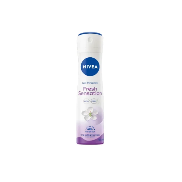 Nivea Fresh Sensation Deodorant Body Spray 150ml – For Women (Infinifresh Formula & 48H Protection)