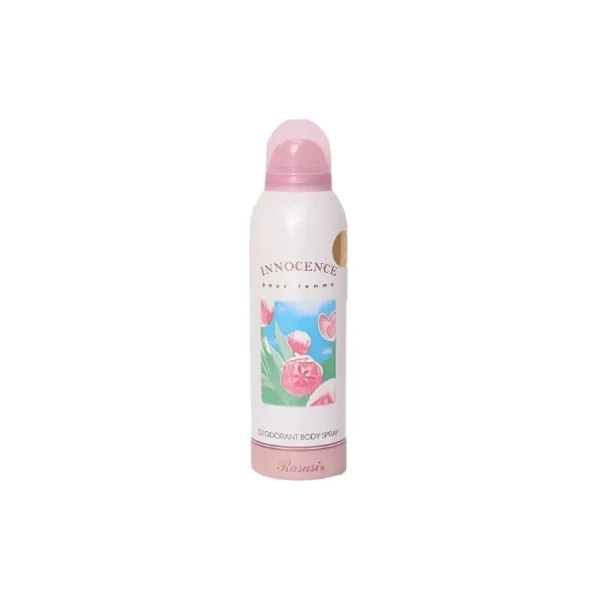 Rasasi Innocence Deodorant Body Spray 200ml – For Women (Fresh, Floral & Musky)