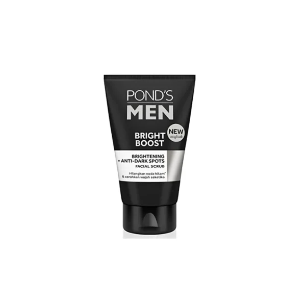Pond's Men Bright Boost Facial Foam & Scrub 100g – Brightening & Dark Spot Cleanser