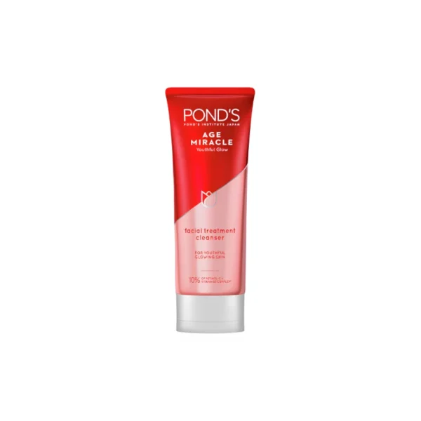 Pond's Age Miracle Youthful Glow Facial Foam 100ml – Advanced Retinol-C + Collagen Face Wash (Imported)