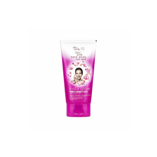 Glow & Lovely Insta Glow Multi-Vitamin Face Wash 150g – Instant Brightening & Deep Pore Cleanser