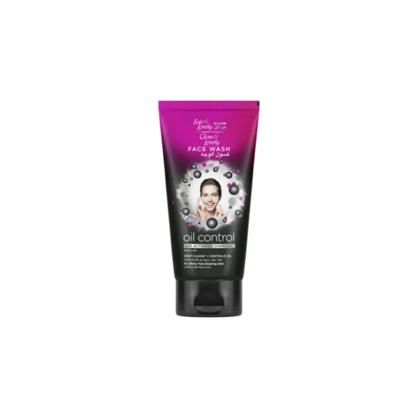 Glow & Lovely Oil Control Activated Charcoal Face Wash 150g – Anti-Shine Deep Pore Cleanser