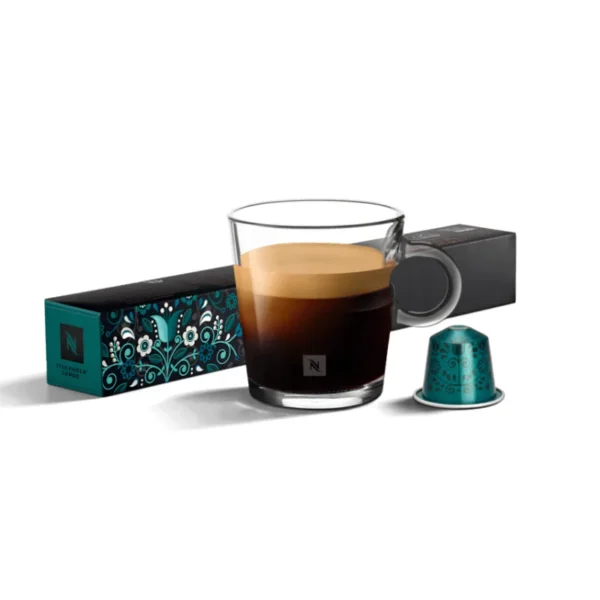Nespresso Original Line Stockholm Fortissio Lungo Coffee Capsules (10 Pods) – 52g Sleeve