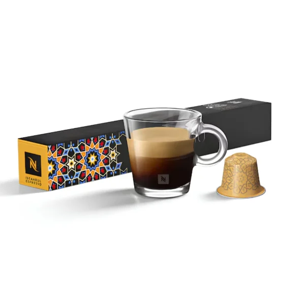 Nespresso Original Line Istanbul Espresso Coffee Capsules (10 Pods) – 50g Sleeve