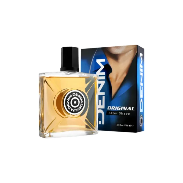 Denim Original After Shave 100ml – Long-Lasting Antiseptic Soothing Lotion & Classic Masculine Fragrance for Men (Made in Italy)