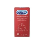Durex Settebello Supersottile Ultra Thin Condoms 10 Pack – High Sensitivity Smooth Natural Rubber Latex Condoms (Imported)
