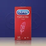 Durex Fetherlite Thin Condoms 12 Pack – Ultra Thin High Sensitivity Natural Rubber Latex Condoms (Imported) - Image 2