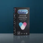 Durex Mutual Pleasure Condoms 12 Pack – Ribbed & Dotted Delay Climax Natural Rubber Latex Condoms (Imported) - Image 2