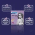 Durex Chweig Gum Longtime (Mint Flavoured) – Herbal Stamina & Performance Chewing Gum for Men & Women (Pack of 4) - Image 3