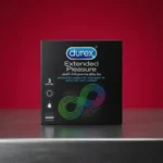Durex Extended Pleasure Condoms 3 Pack – Benzocaine Delay Climax Natural Rubber Latex Condoms (Imported) - Image 2