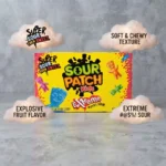 Sour Patch Kids Extreme Soft & Chewy Candy 99g (3.5 oz Theater Box) – Super Sour Then Sweet Assorted Fruit Flavored Gummy Candy (Imported USA) - Image 3