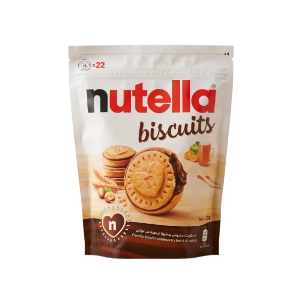 Nutella Biscuits Pouch 22pcs | Crunchy Hazelnut Cream Cookies Price in Pakistan | Imported Pack