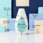 Johnson's Baby Shampoo Milk & Rice 500ml – Imported Nourishing Gentle Tear-Free Hair Care - Image 3