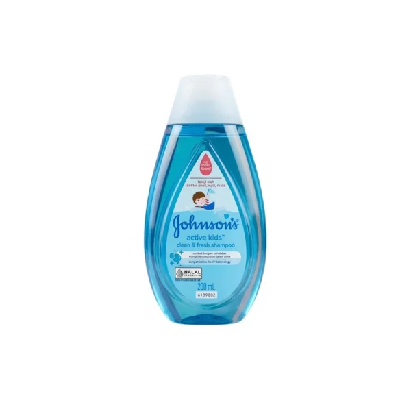 Johnson's Active Kids Clean & Fresh Shampoo 200ml – Imported Long-Lasting Fragrance Hair Care