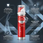 Colgate Max White Luminous Whitening Pump Toothpaste 100ml โ Imported Stain Removal Oral Care - Image 3