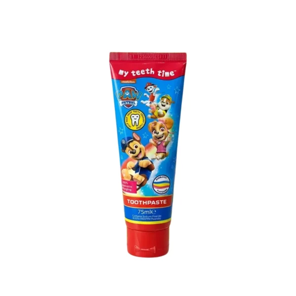 PAW Patrol My Teeth Time Kids Toothpaste 75ml – Imported Fruity Flavoured Fluoride Care