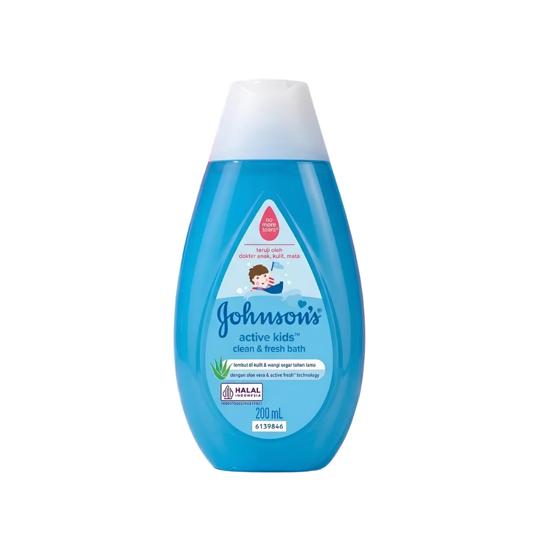 19 Johnson's Active Kids Clean & Fresh Bath 200ml – Imported Gentle Body Wash with Aloe Vera - Image 1