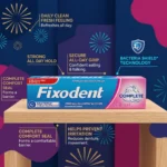 Fixodent Complete Original Denture Adhesive Cream 47g – Imported All-Day Hold & Bacteria Shield - Image 3