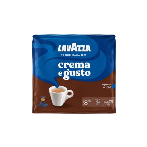 Buy Lavazza Crema e Gusto Ground Coffee 500g (2x250g) | Imported Italian Coffee