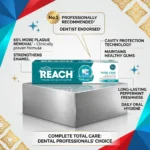REACH Total Care Fights Cavity Fresh Mint Toothpaste 100g – Imported Flouride Teeth & Gum Protection - Image 3