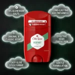 Old Spice Restart Deodorant Stick 50ml (0% Aluminium Salts) – 48H Fresh Scent for Men - Image 3