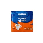 Lavazza Crema e Gusto Forte Ground Coffee Duo Pack (2 x 250g) – Imported Italian Dark Roast Espresso (Intensity 9/10)